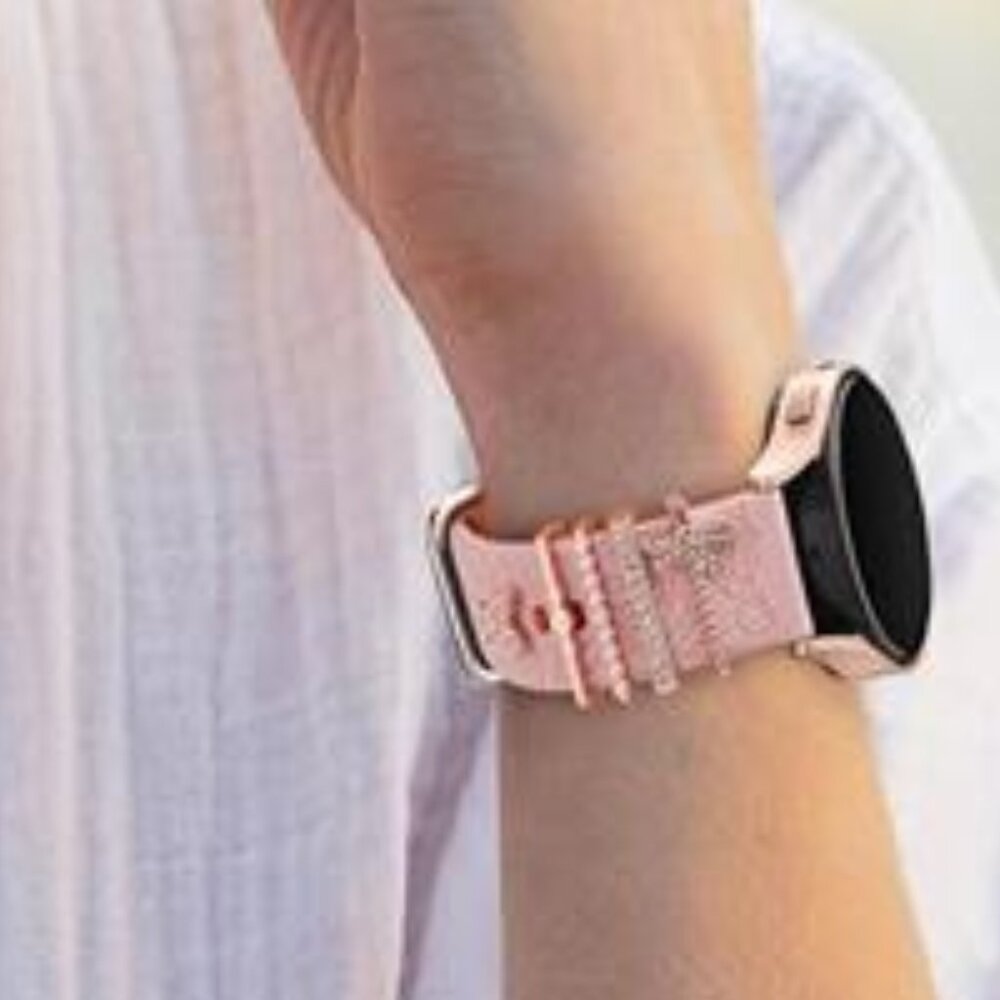 NEW Samsung Galaxy Apple Watch Band with Butterfly Charms - Picture 2 of 4